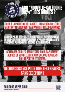 MSI NOUVELLE CALÉDONIE 2024 DES OUBLIÉS ?