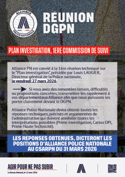REUNION DGPN PLAN INVEESTIGATION