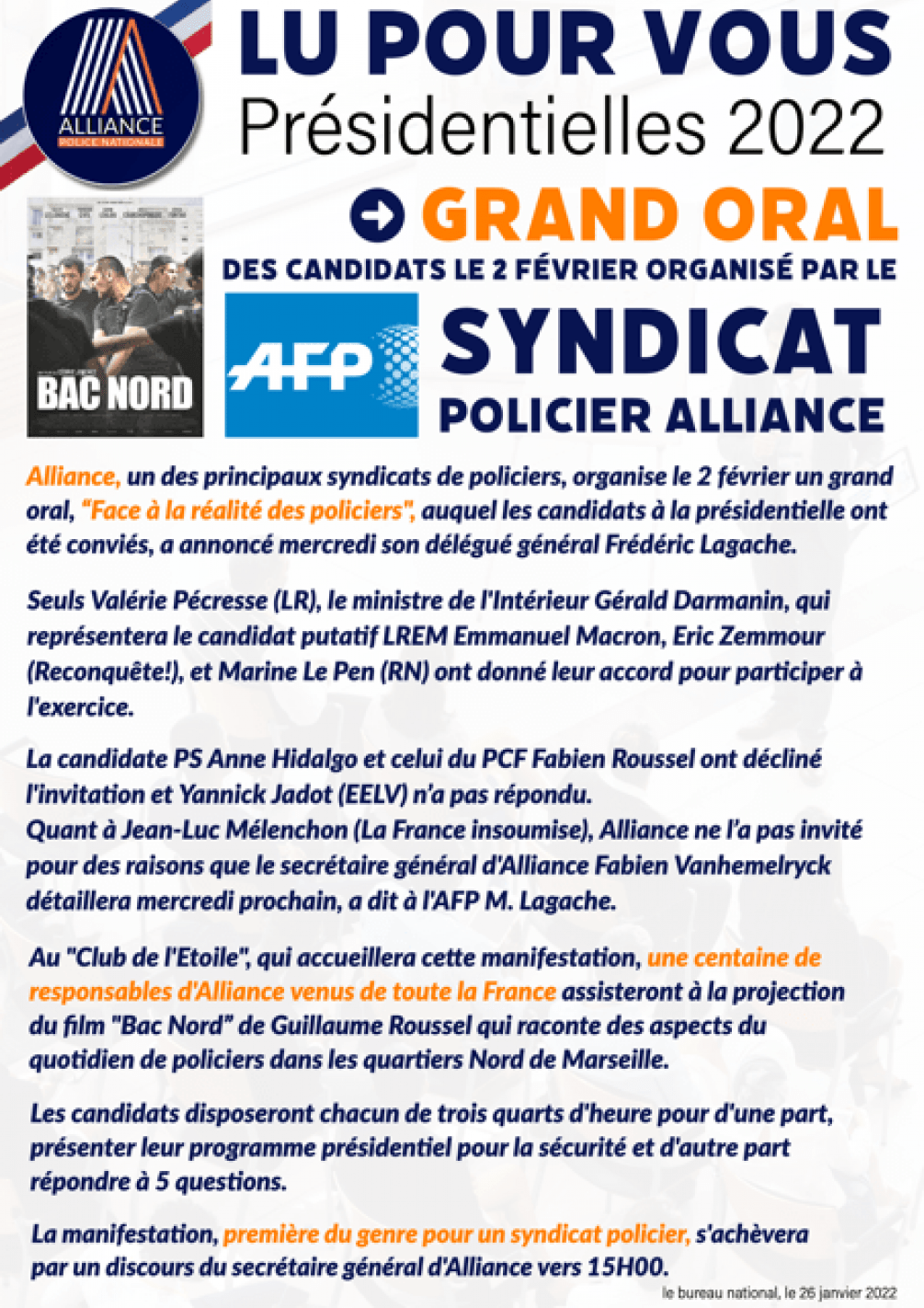 Grand Oral Bac Nord 