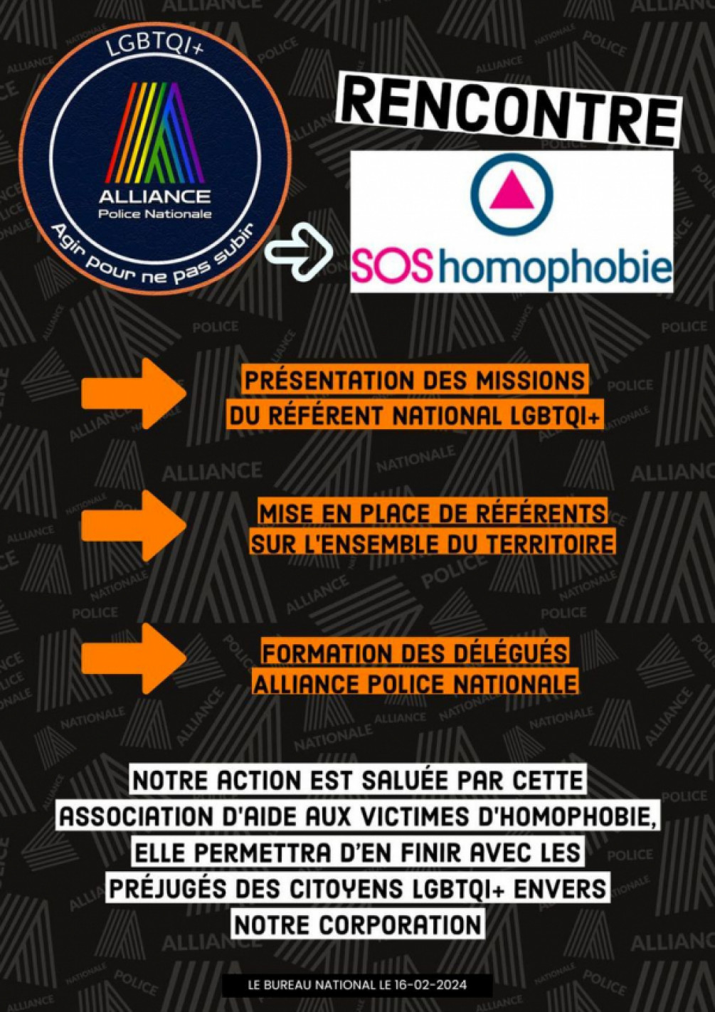 Rencontre SOS homophobie 