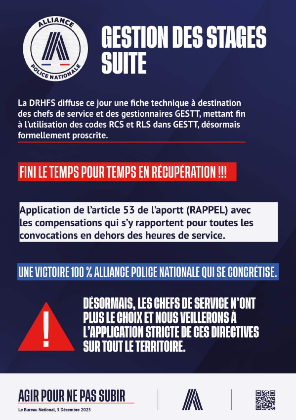 GESTION DES STAGES SUITE