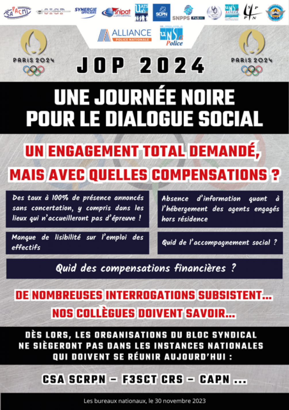Journée noire du dialogue social 